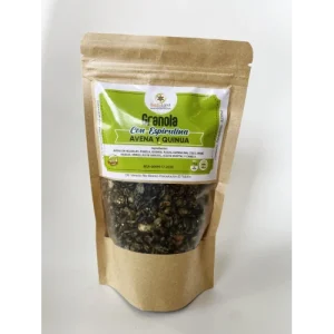 GRANOLA ESPIRULINA AVENA Y QUINUA x 180gr