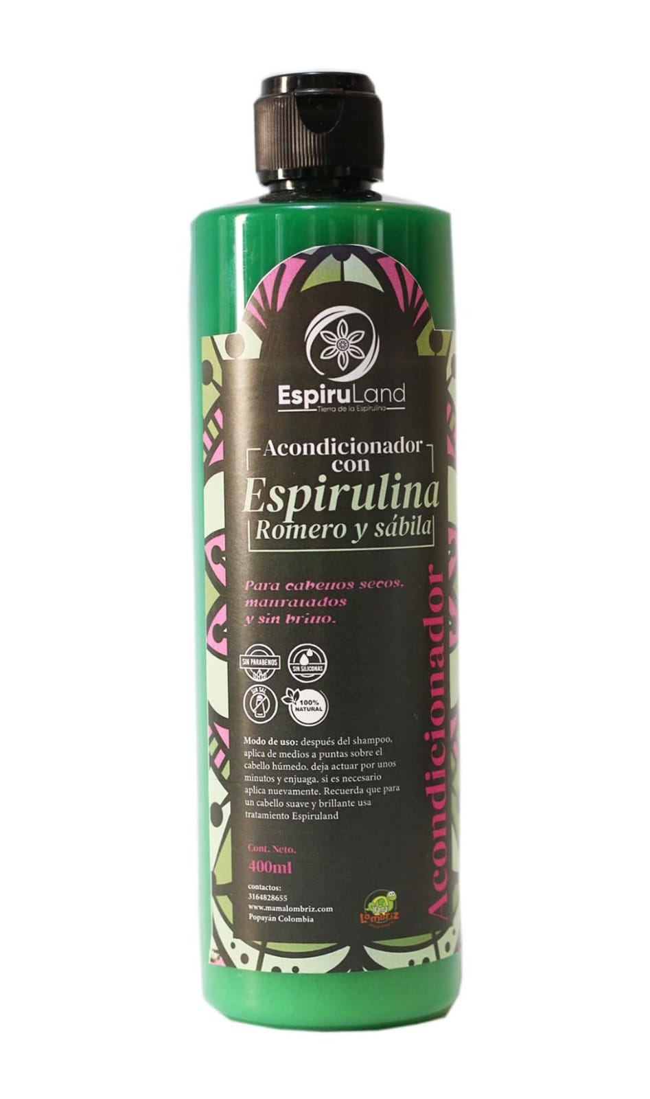 ACONDICIONADOR CON ESPIRULINA, ROMERO Y SABILA - Image 2