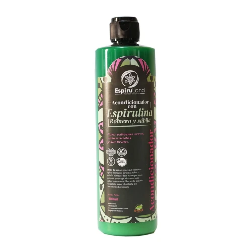 ACONDICIONADOR CON ESPIRULINA, ROMERO Y SABILA
