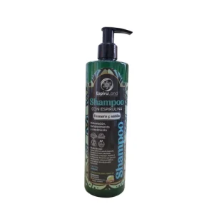 SHAMPO CON ESPIRULINA ROMERO Y SÁBILA